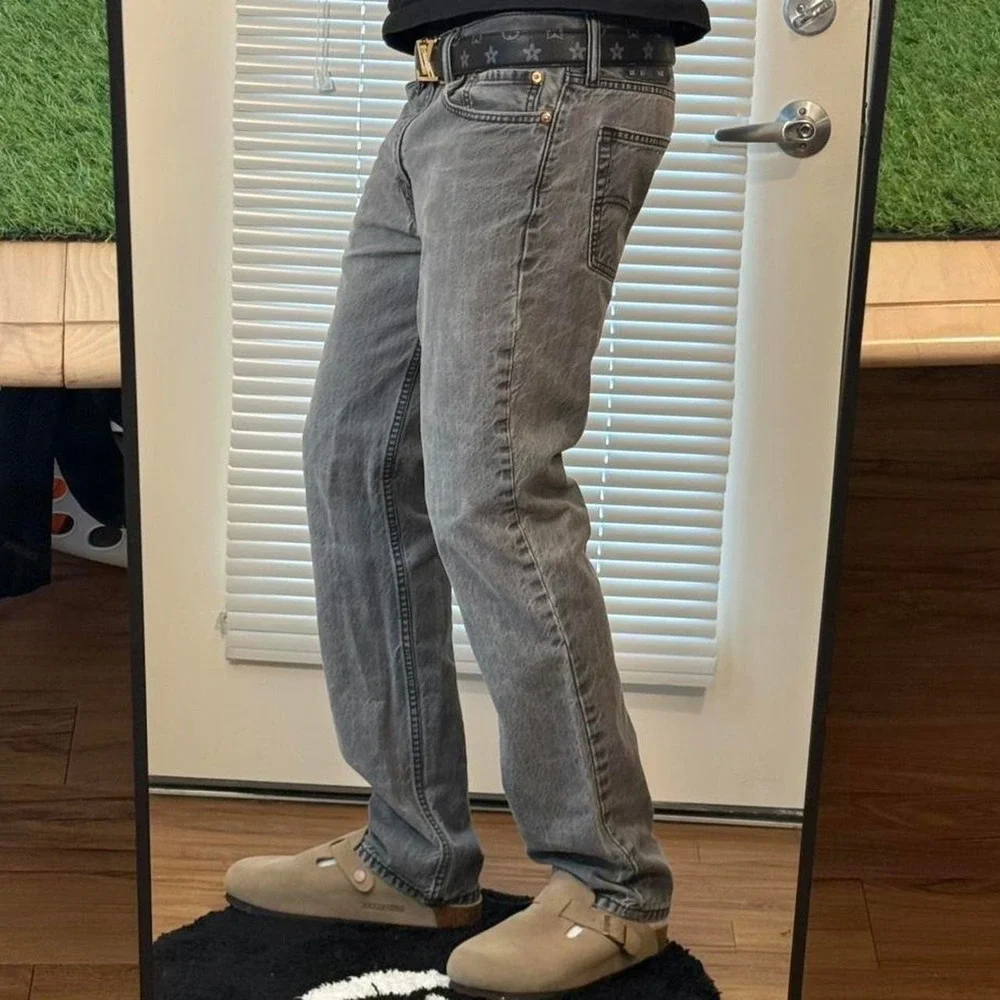 Levi's 514 (slim) straight fit gray jeans 32x32